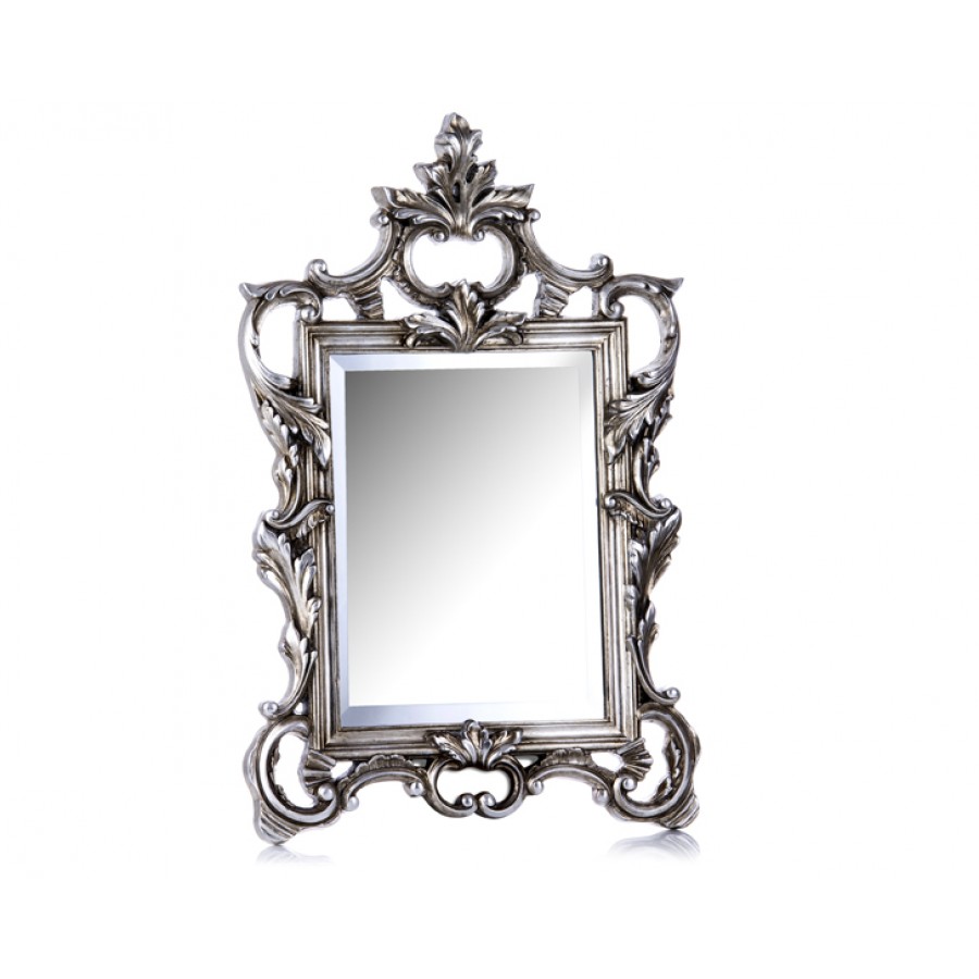 M64-114 - Sarmaşık Kare Büyük Gümüş Ayna 77*50