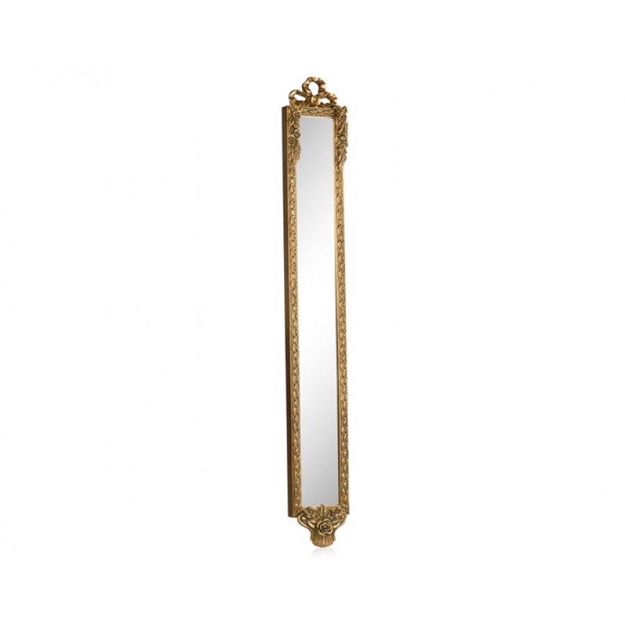 PR42-1040 -  Kurdelalı Altın Uzun İnce Ayna 109*13