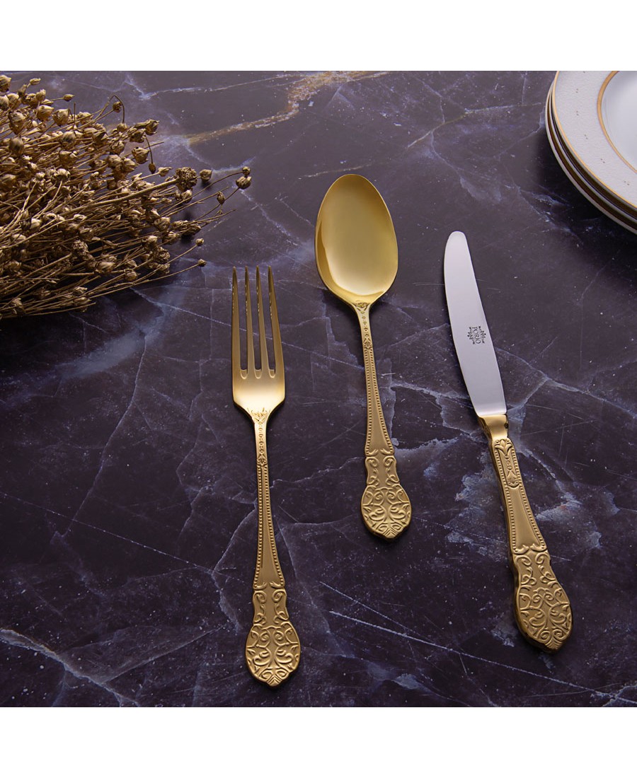 PR25-1008 - Ottoman Full Altın 89 Parça ÇKB Set