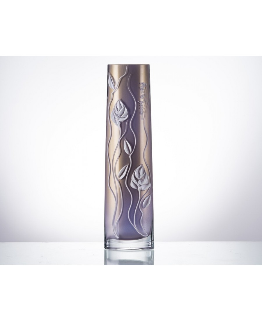 AHD-39148 - Lila Çiçekli B.Vazo 60cm.