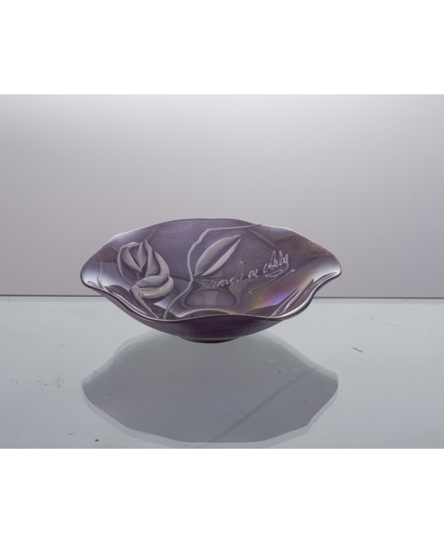 AHD-39161 - LilaÇiçekli K.Şekerlik 21cm.