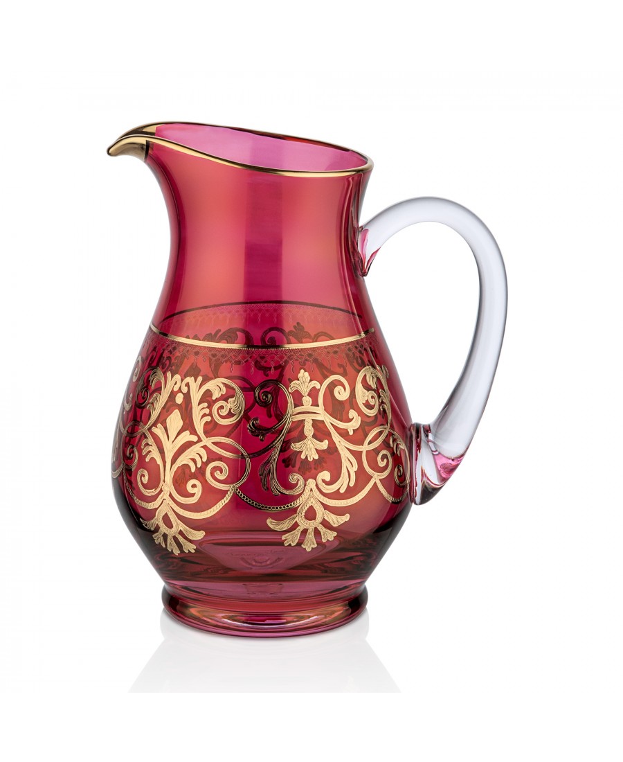 M40-131 - Tiara Sarmaşık Kırmızı Sürahi