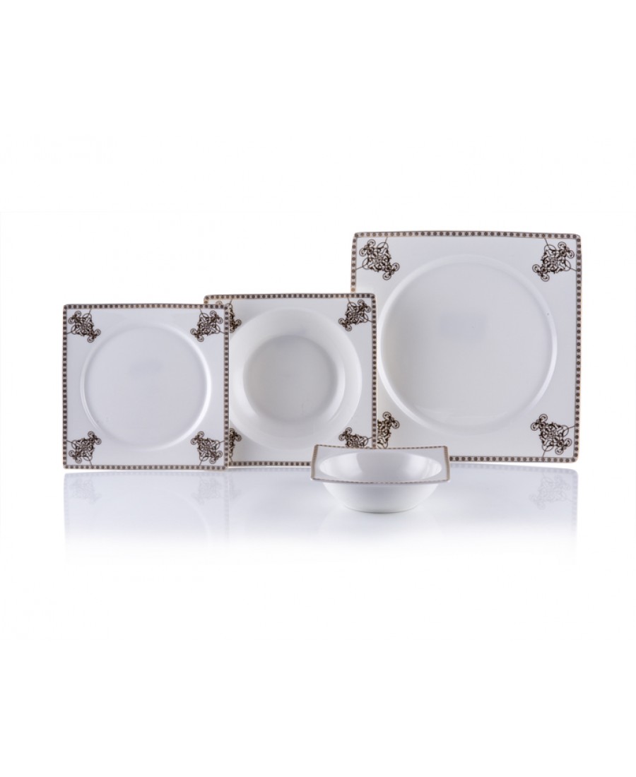 M44-117 - Grazie 74 Parça Bonechina Kare Ara Servisli Y.Tk.