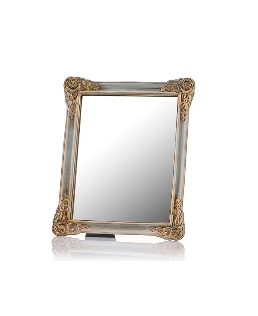 M58-129 - Güllü Altın Ayaklı Ayna 30*25