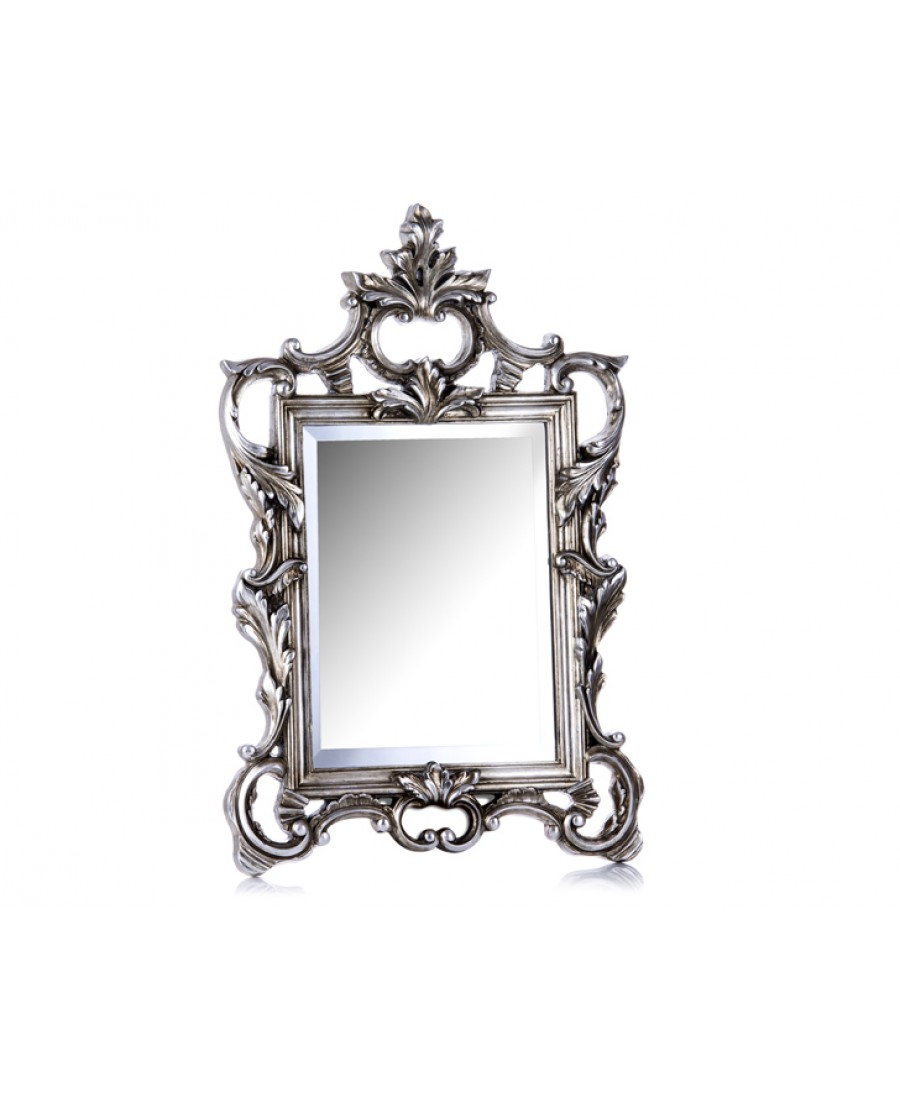 M64-114 - Sarmaşık Kare Büyük Gümüş Ayna 77*50