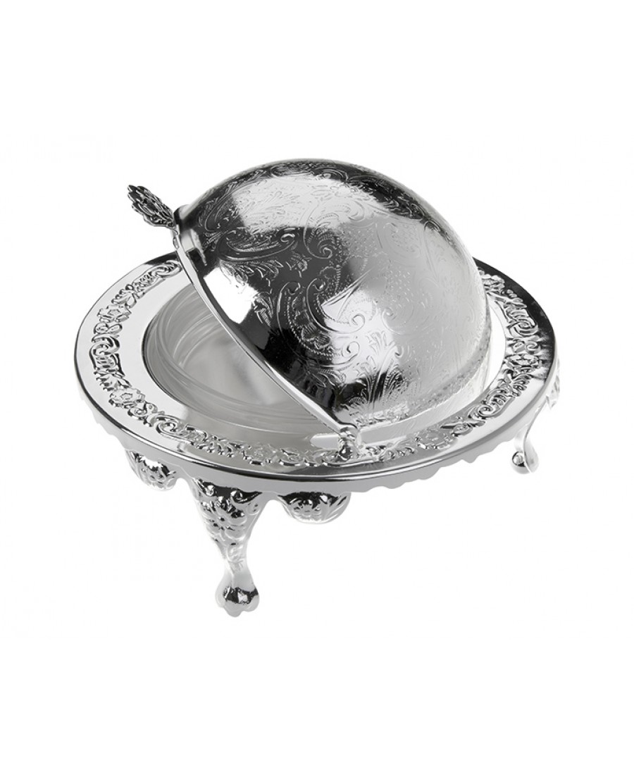 PR04-1009 - Gümüş-Cam Tereyağlık 14*12