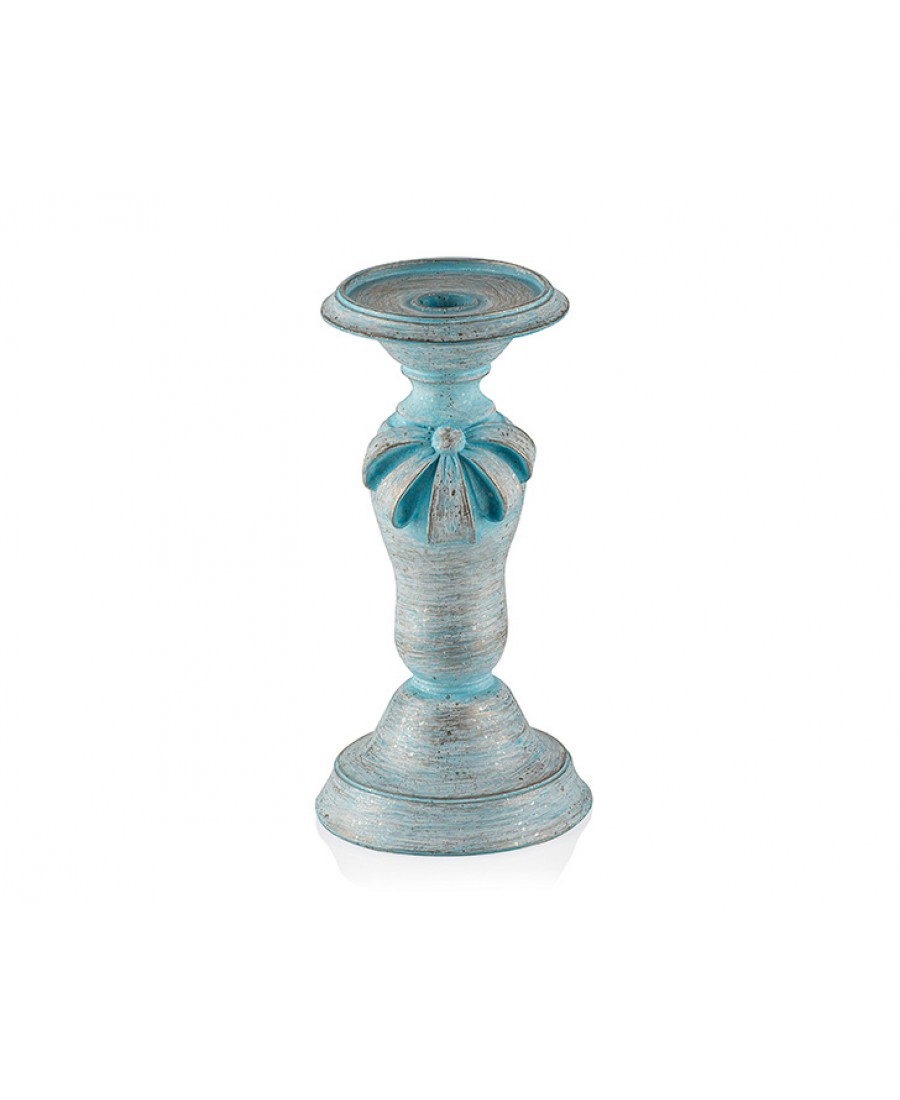 PR30-1031 - Mavi Kurdeleli Küçük Mumluk 23*12