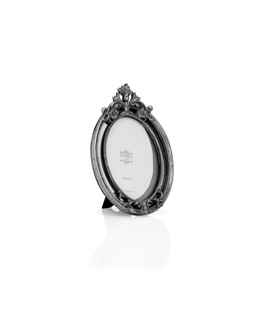 PR32-1045 - Gümüş Taçlı Oval Çerçeve 15*20