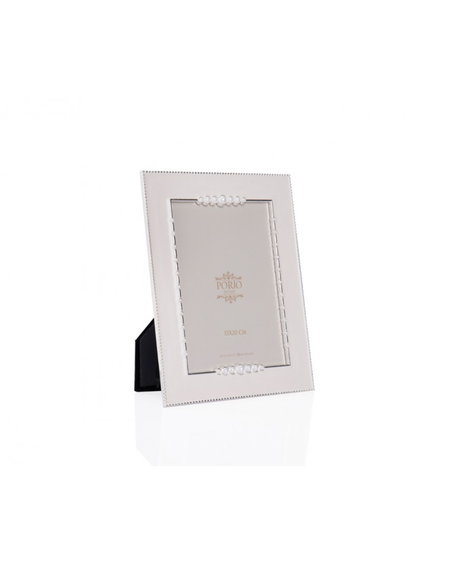 PR34-1013 - İncili Krem Çerçeve 15*20