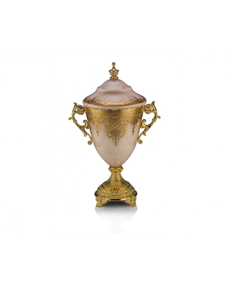 PR56-1010 - Pudra Pembe Altın Küp 51*33