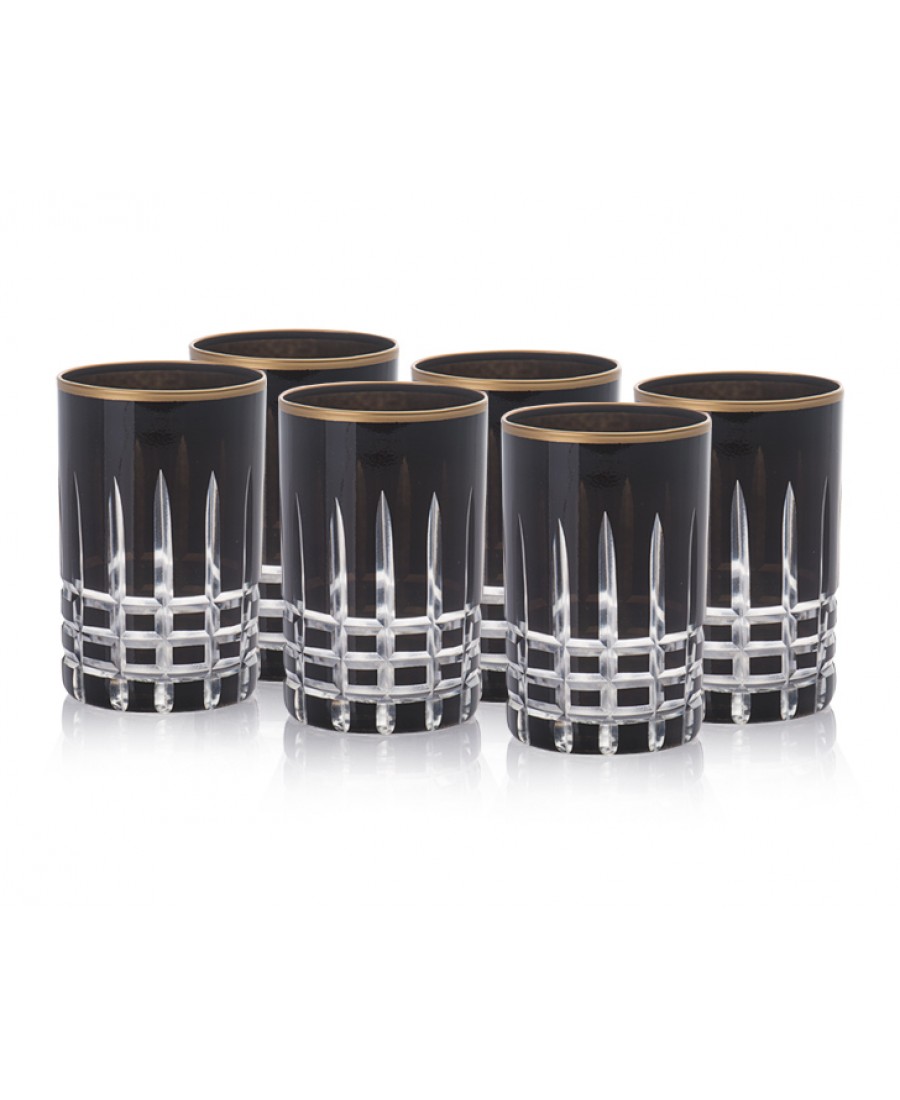 PR66-1148 - COUPE ALTIN FÜME KAHVE SU BARDAK