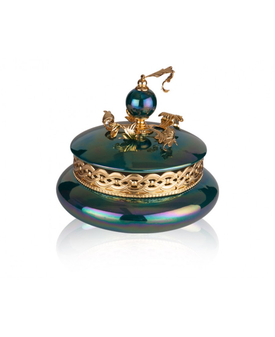 PR87-1019 - Livorno Kapaklı Şekerlik 25x25x28cm